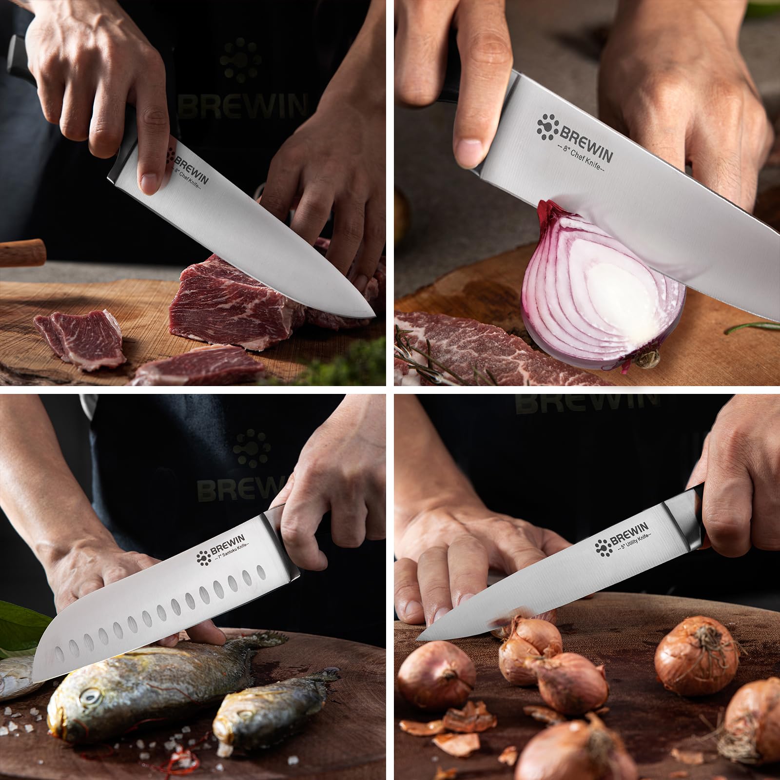 Brewin ergonomic handle triple-rivet image suggests solid grip and comfort.