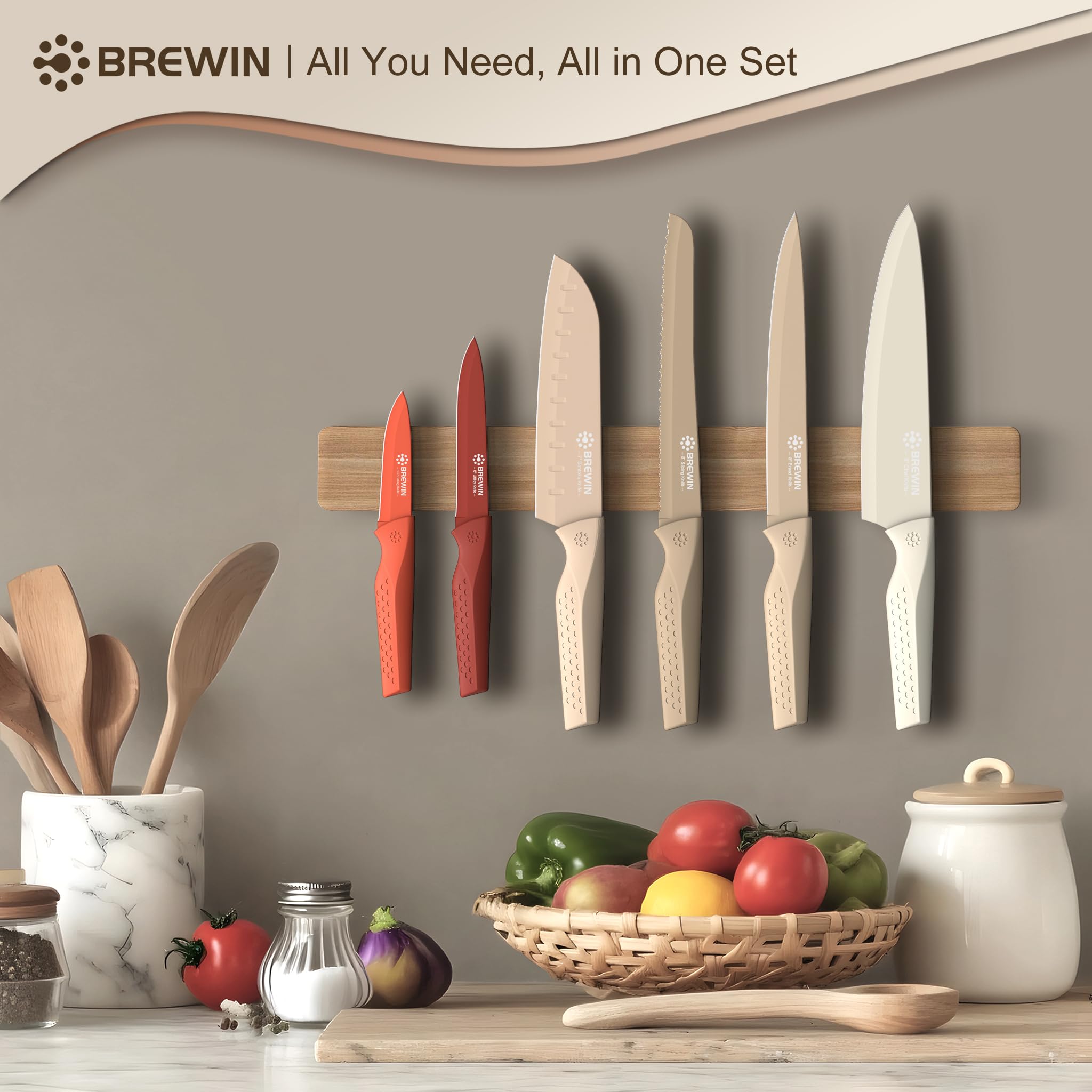 Brewin Knife Set 8-Inch Chef Knife highlights precision for chopping