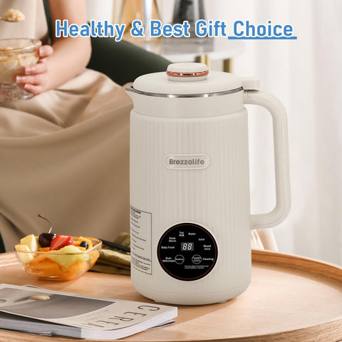Brezzolife family-friendly milk maker in action for home beverages