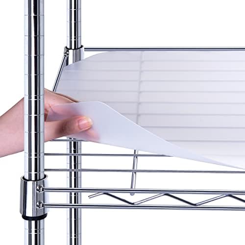 Brian & Dany wire shelf liner 18x48 transparent keeps items secure on open shelves.
