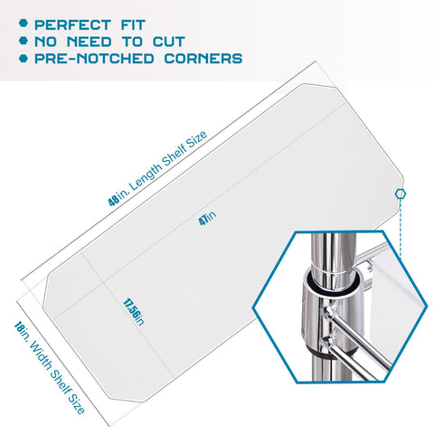 Brian & Dany shelf liner 18x48 non-adhesive simplifies cleaning and maintenance.
