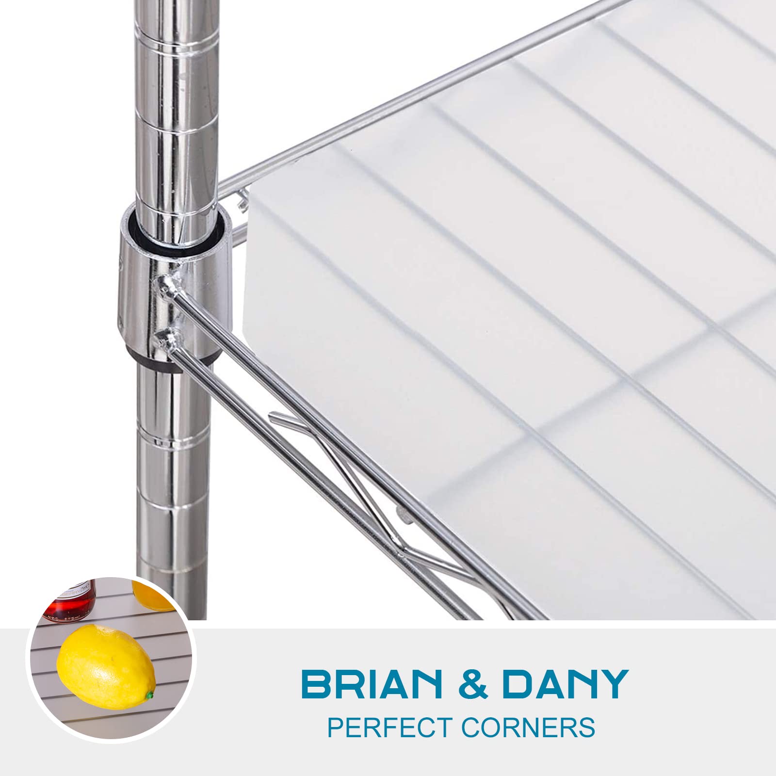 Brian & Dany transparent liner prevents clutter and keeps small hardware visible.