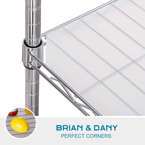 Brian & Dany transparent liner prevents clutter and keeps small hardware visible.