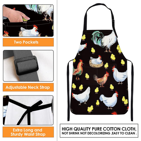 Bribay apron large pocket holds phone, towels, and tools.