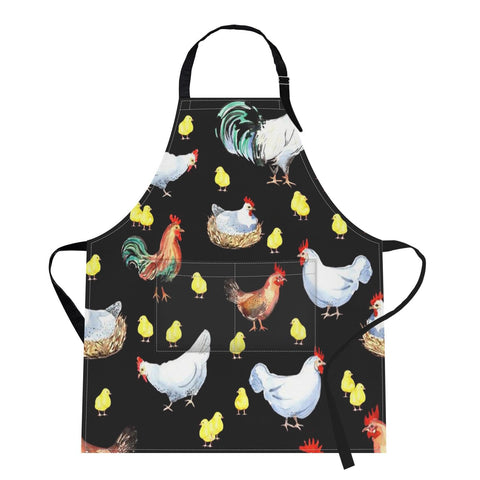 Bribay apron women cooking front view with pockets for convenient storage.