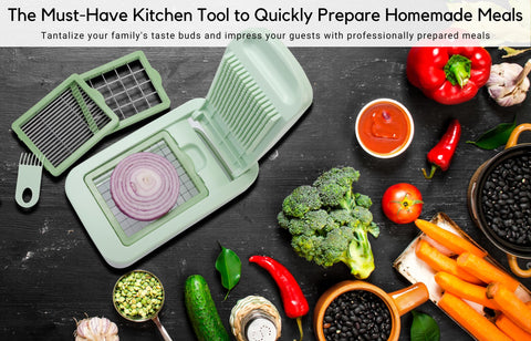 Cleaning tool included to simplify post-chop cleanup.