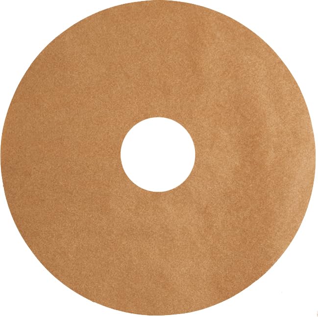 Bright Kitchen parchment round for Nesco dehydrator with center hole, keeps trays clean and reusable.