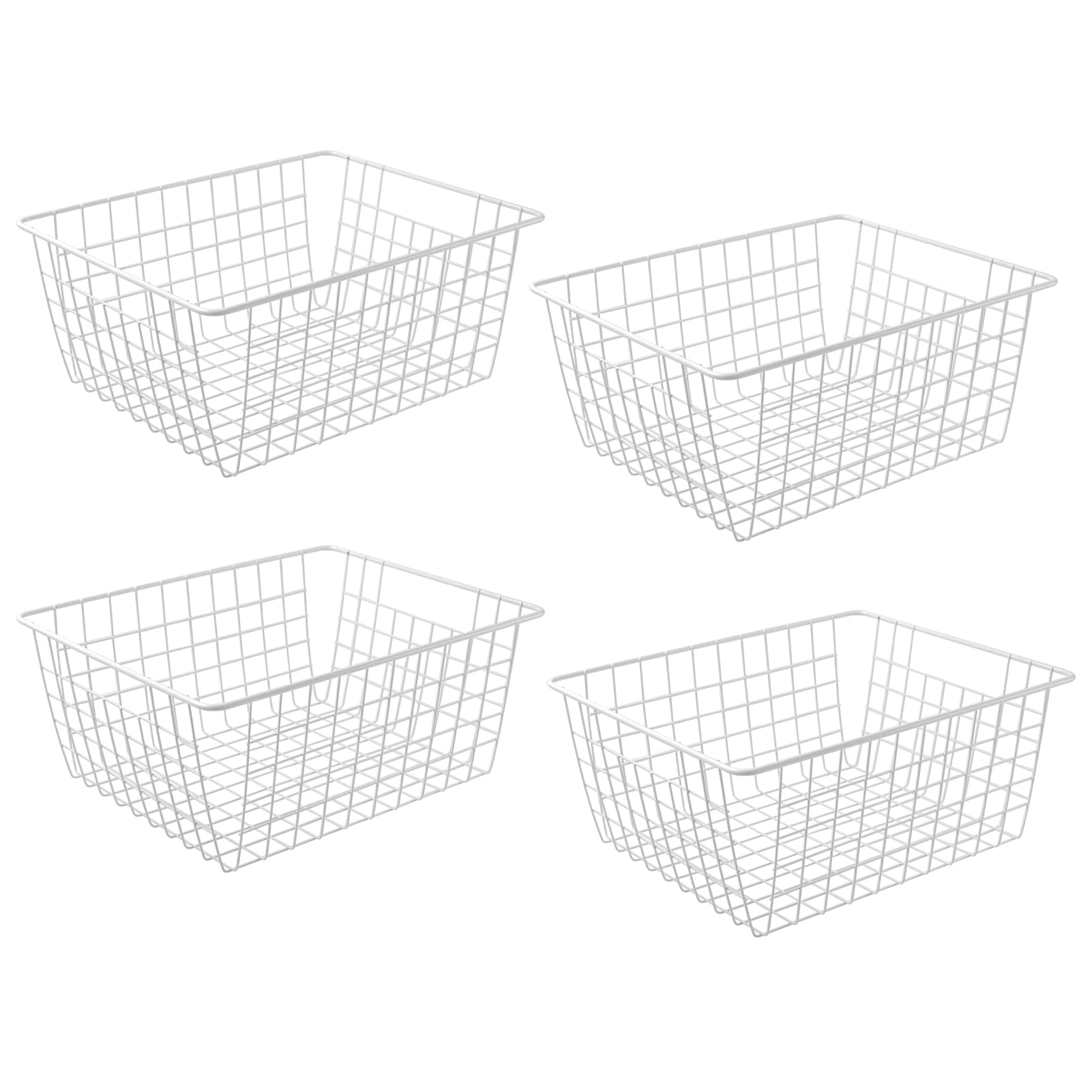 Brightalk 14-inch upright freezer baskets showcase clear organization and easy access to items
