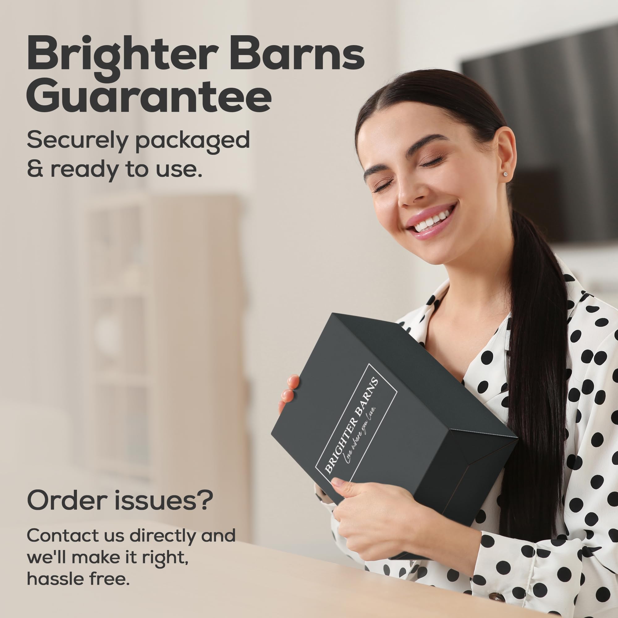 Brighter Barns gift-ready packaging suitable for housewarming or holidays