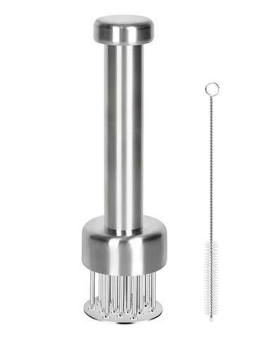 Brigii meat tenderizer with 21 needles piercing meat for tenderness