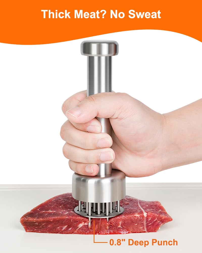 Brigii tenderizer stainless steel body for durable performance