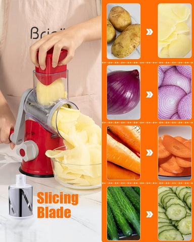 Brigii non-slip base keeps the device steady during powerful rotations.