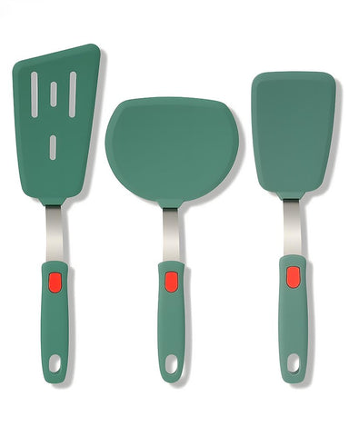 Brigii silicone spatula-turner set assembled for versatile cooking and flipping