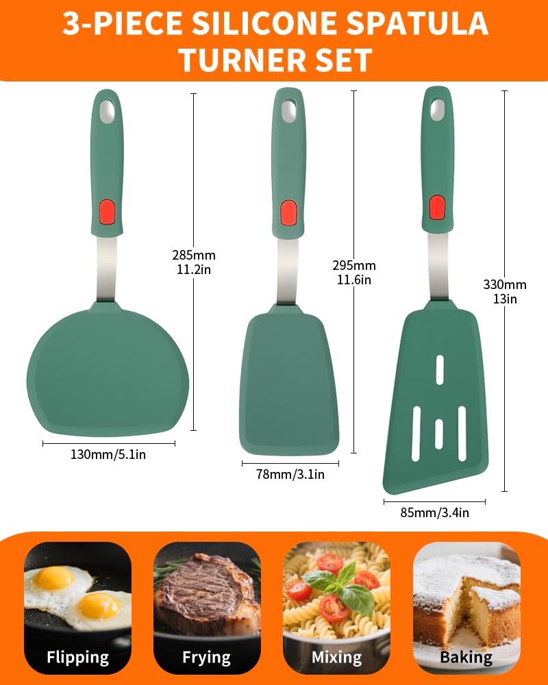 Brigii soft-silicone edge protects nonstick pans during sautéing