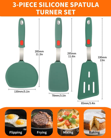 Brigii soft-silicone edge protects nonstick pans during sautéing