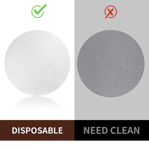 Brikinte 58mm portafilter paper compatible with Breville Barista and Mr. Coffee