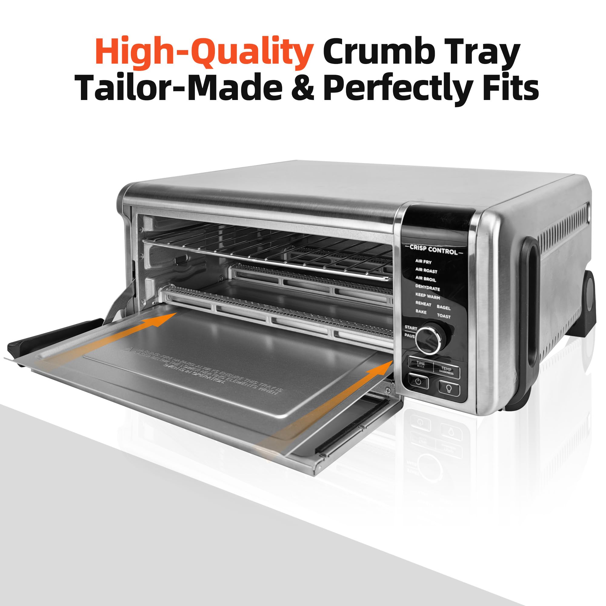 Brikinte PTFE nonstick liners protect trays and simplify cooking cleanup