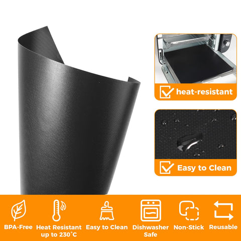 Brikinte liners in Ninja SP101 during baking to reduce sticking
