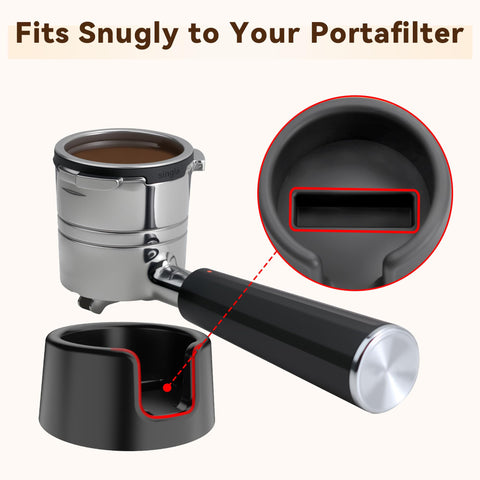 Brikinte non-slip base protects countertops while you tamp.