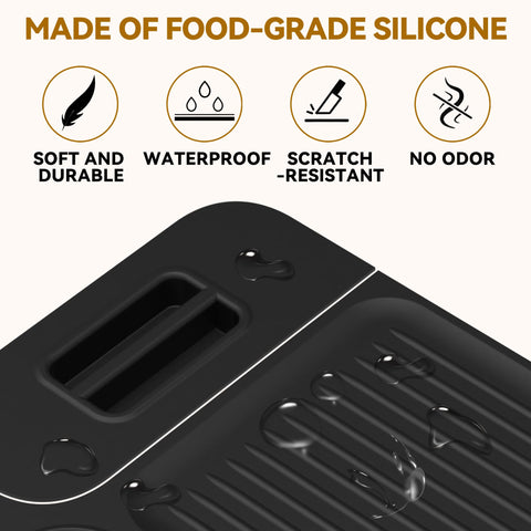 Brikinte Ninja ES701 ES601 mat keeps surfaces clean during refills.