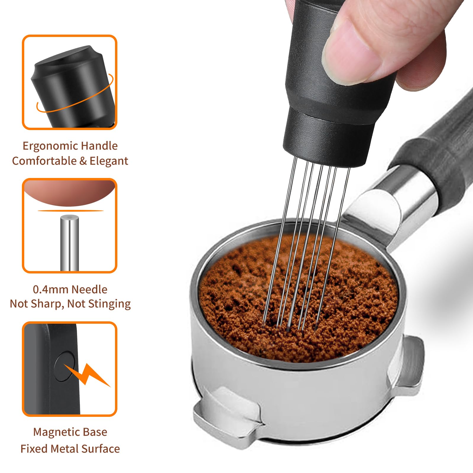 Brikinte WDT tool base included for stable handling on counters