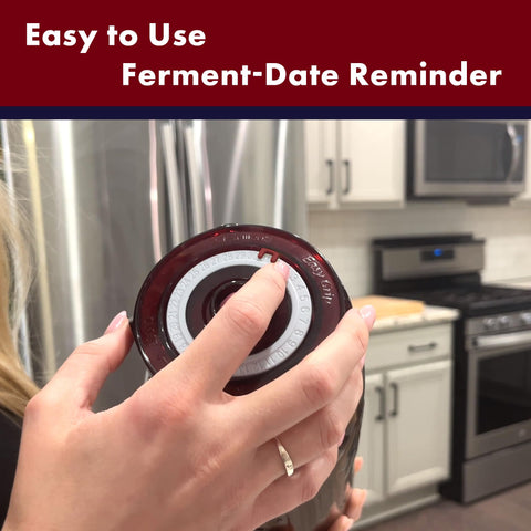 Brillenti date tracker ring illustrates effortless date setting for ferments.