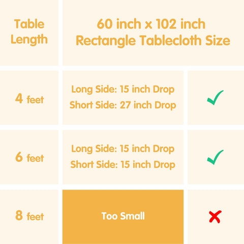 BRILLMAX hemmed edges on red tablecloth