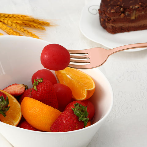 BRIOUT rose gold flatware is easy to clean and maintain