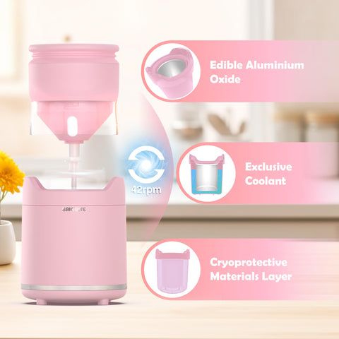 BRIOBITE 1-2 serving setup with cups demonstrates perfect portions.