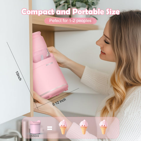BRIOBITE compact design side view highlighting portable, easy-to-pack use for trips.