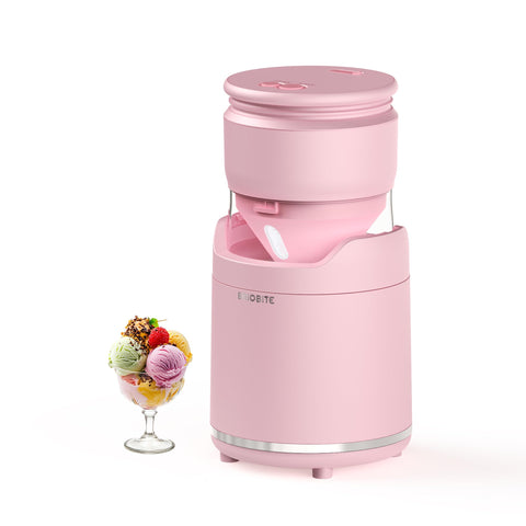 BRIOBITE soft serve ice cream maker front view showing compact design for home treats.