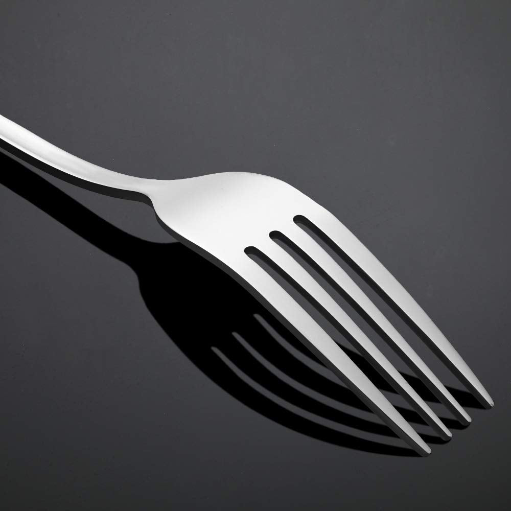 BRIOUT stainless steel forks feature smooth edges for safe bite and no metal aftertaste.