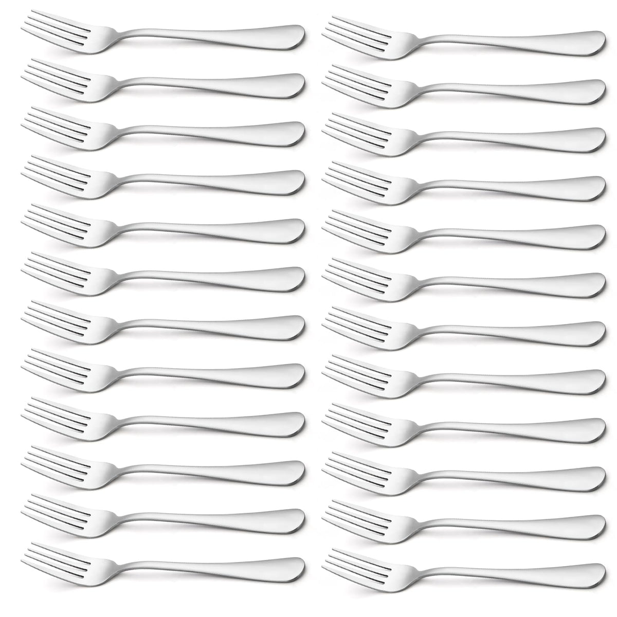 Briout 8-inch dinner fork with mirror-polish finish for a refined table setting.
