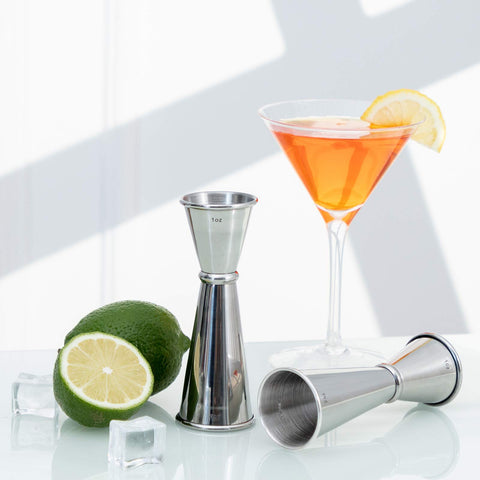 BRIOUT dishwasher-safe jigger for easy cleanup.