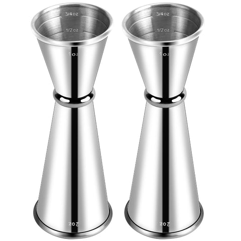 BRIOUT jigger double-head inside measurements for precise pours.