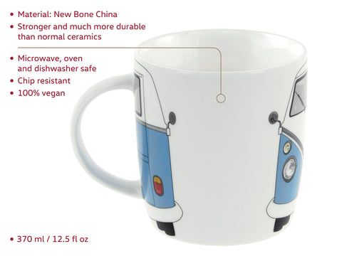 BRISA VW Collection bus side view mug with comfortable grip for morning routines