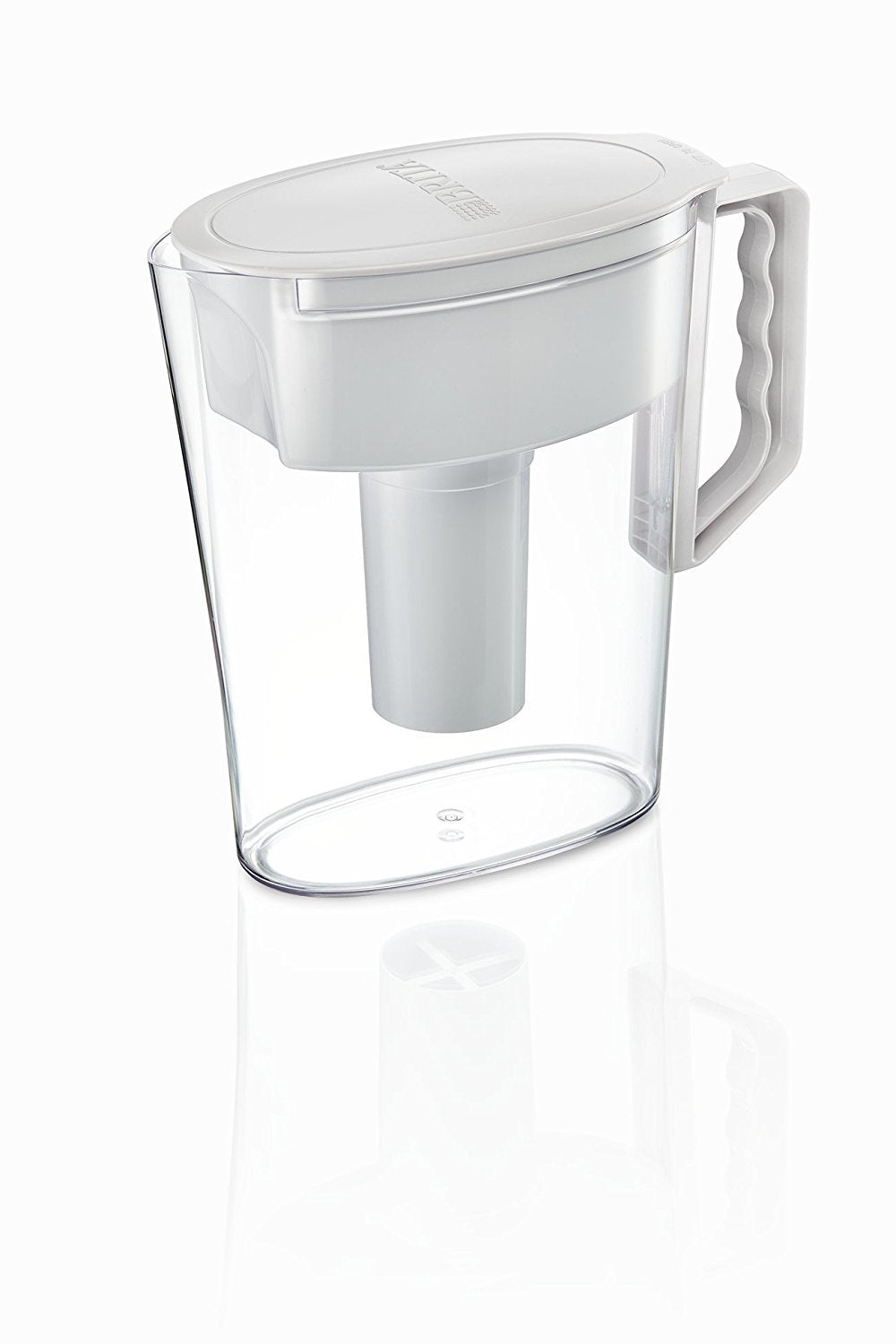 BRITA Slim compact pitcher fits under cabinets to save kitchen space.
