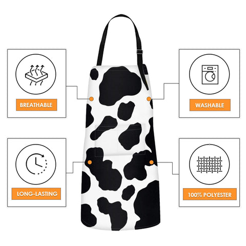 Britimes apron features two large pockets for phones, towels, or tools.