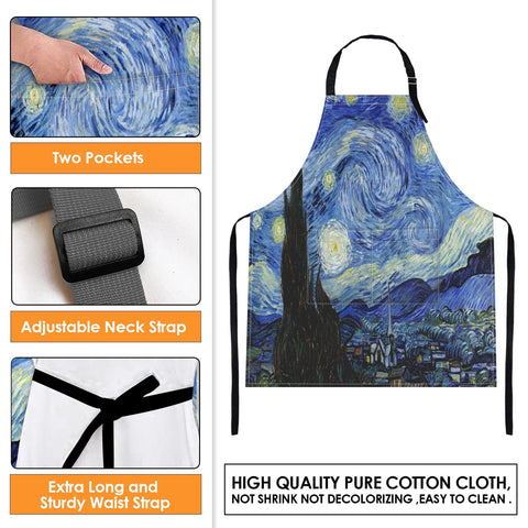 Britimes waterproof polyester fabric keeps clothes dry during messy tasks