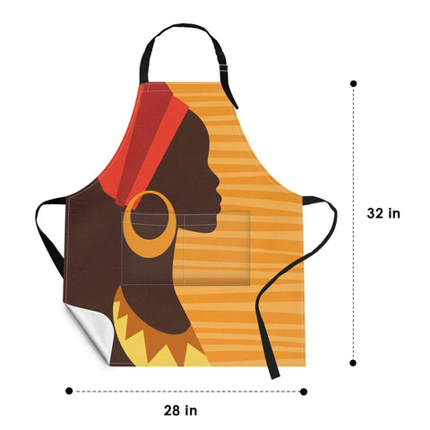 Britimes apron waterproof polyester fabric for lightweight kitchen wear.