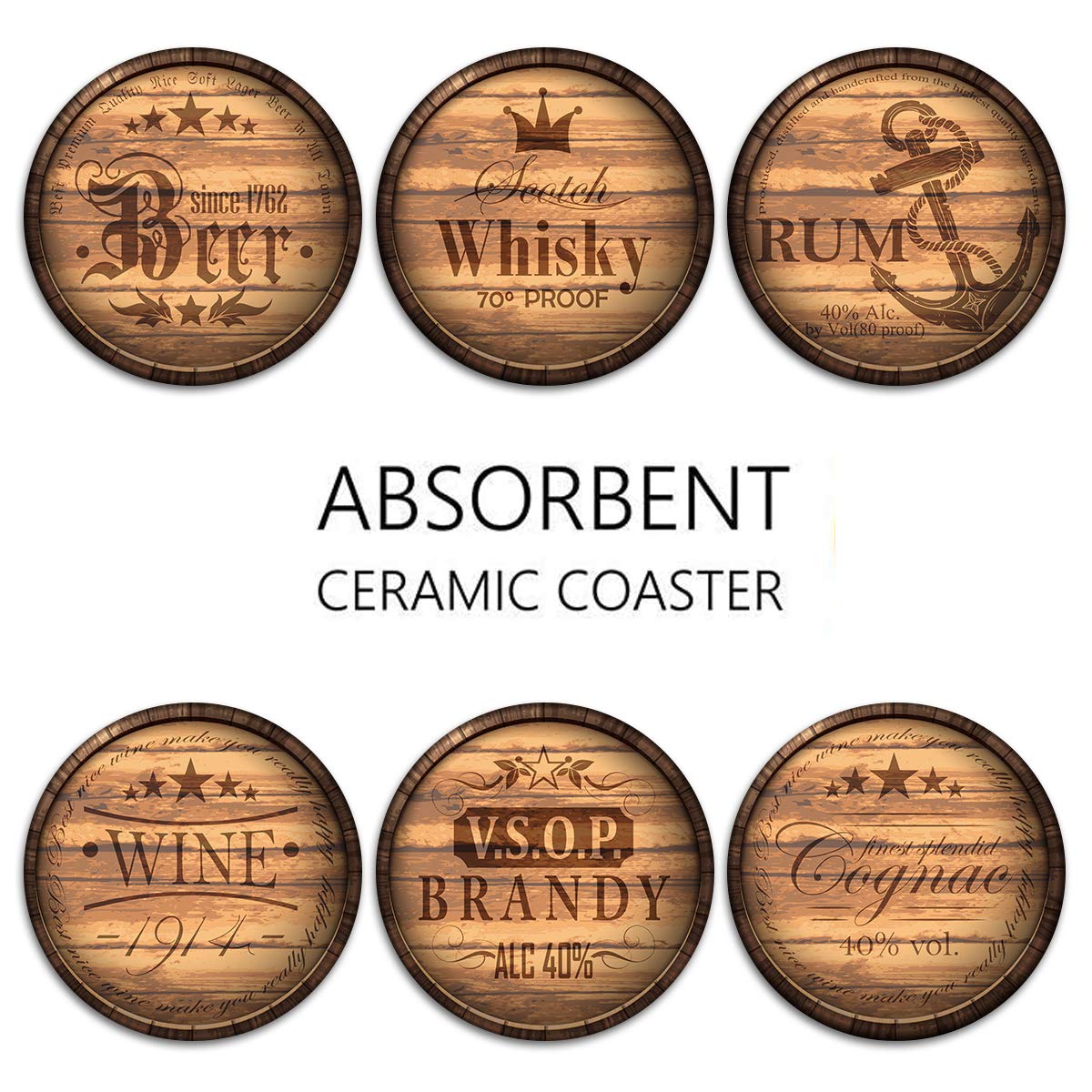 Britimes gift-pack coaster set ideal for birthdays.