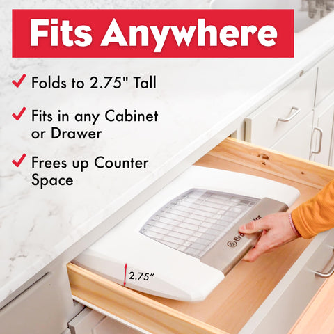 Brod & Taylor accessory shelf on proofer for batching and multitasking.