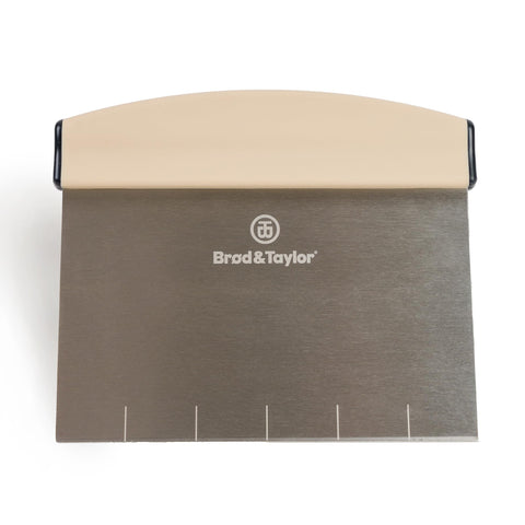 Brod & Taylor bench knife with 1-inch markings for precise dough portioning