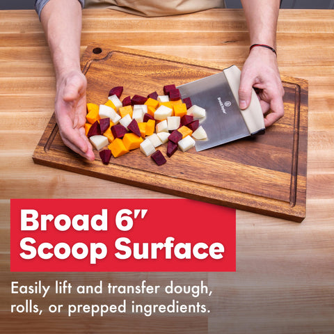 Brod & Taylor bench knife is dishwasher-safe for quick cleanup