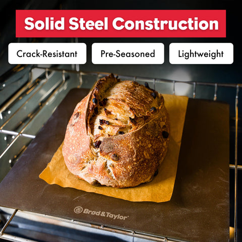 Brod and Taylor Bread Steel Original pre-seasoned carbon steel ready to use.
