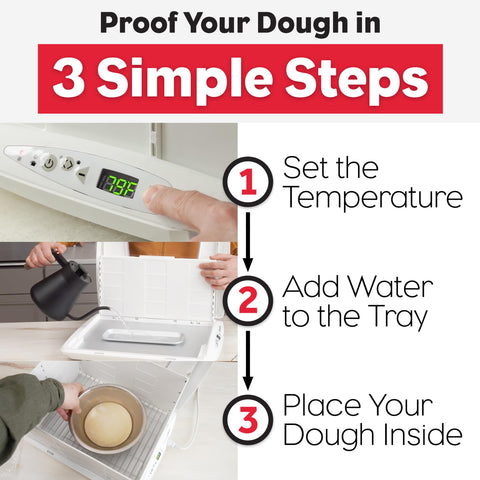 Brod & Taylor Folding Proofer stored compactly fits small kitchens.