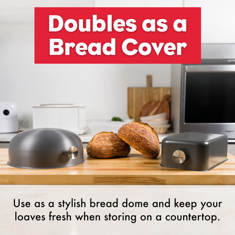 Brod & Taylor Ultralight Baking Shell doubles as a bread dome on the counter