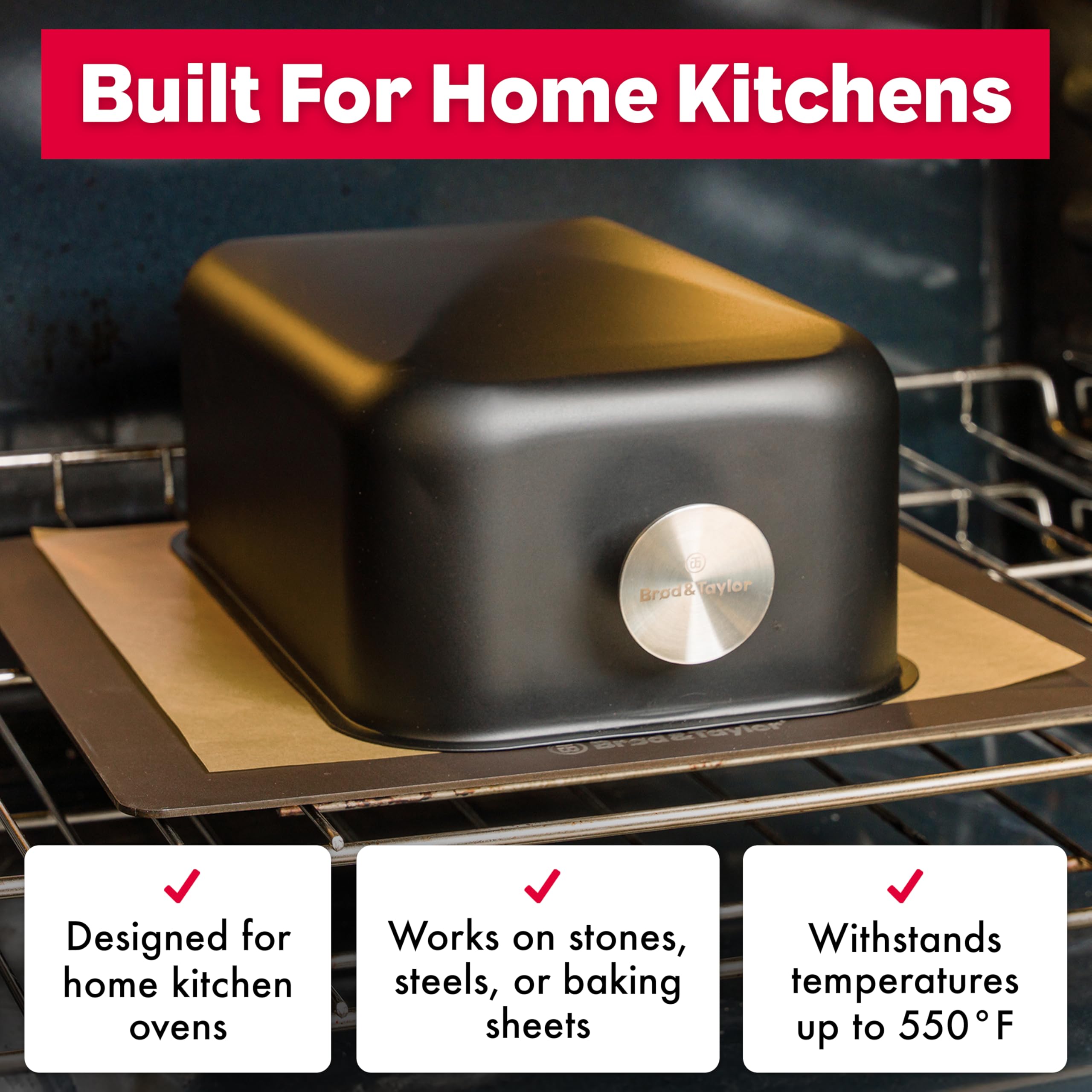 Easy cleanup after baking with Brod & Taylor Ultralight Baking Shell