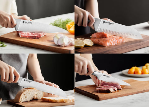 BRODARK 3.5-inch paring knife for detail work on fruit.