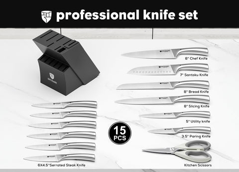 BRODARK 5-inch utility knife for precise prep work.